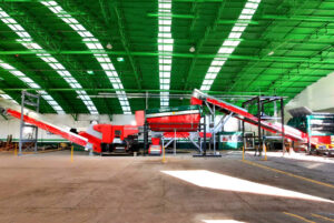 Planta de separación de residuos en Hermosillo, ensamblada con maquinaria Komptech y Westeria, por GRÜN Engineering en México