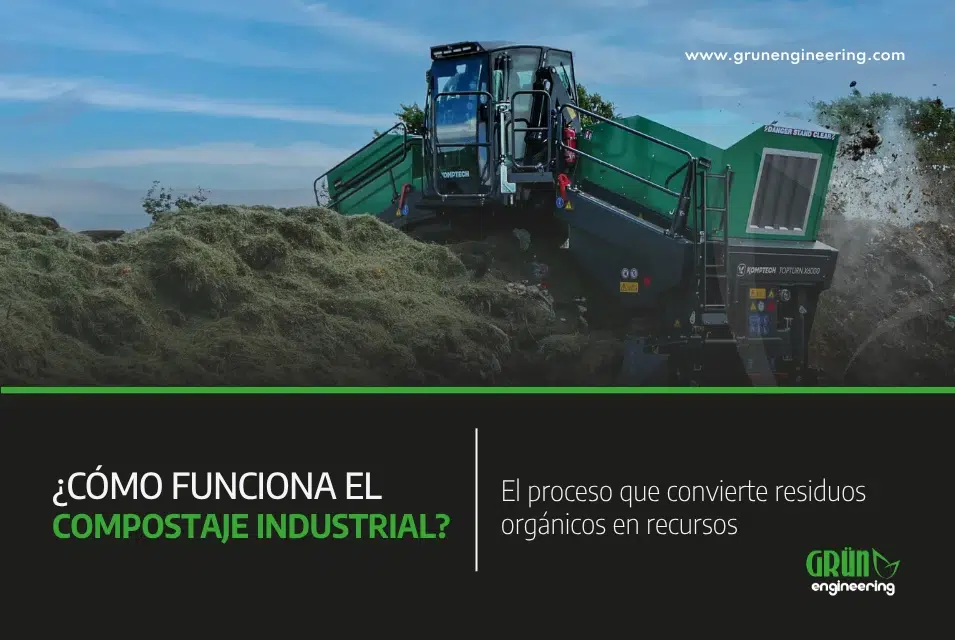 ¿Cómo funciona el compostaje industrial? El proceso que convierte residuos orgánicos en recursos